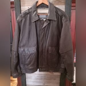 Wilson leather bomber jacket